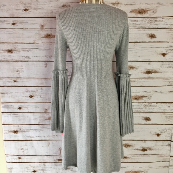 Chelsea28 Gray Sweater Dress Size Medium - Picture 3 of 8